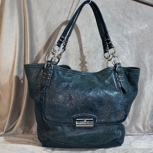 COACH Coach Kristin Pinnacle Oversized Tote Satchel Leather Tote Bag